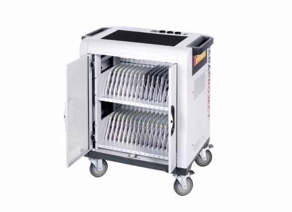 Ladewagen für 32 Laptops/Chromebook und Tablet's bis 15,6" mit Charge&Sync