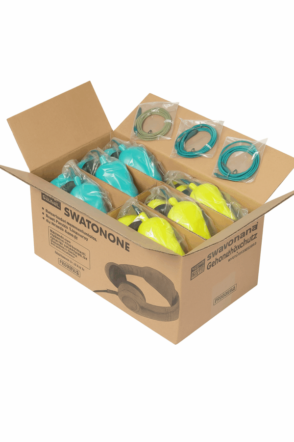 Kopfhörer Safe'n Sound 6er Pack Aqua/Lime